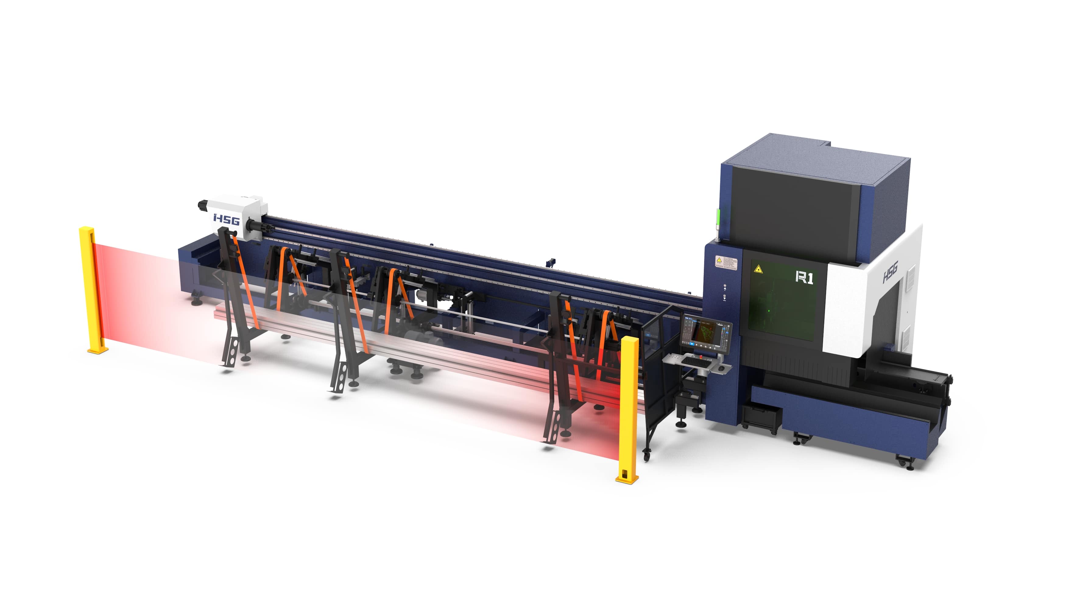 Установка лазерной резки труб HSG Laser R1(2)