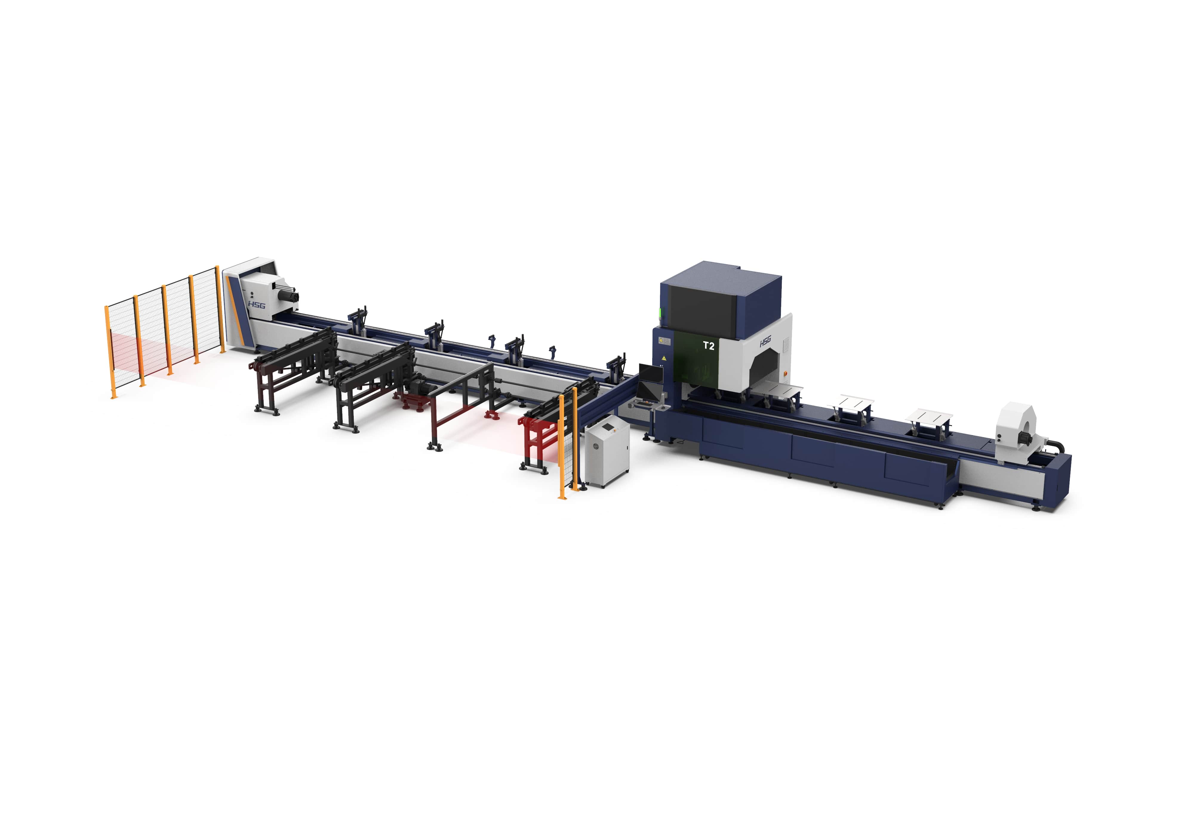 Установка лазерной резки труб HSG Laser T(5)