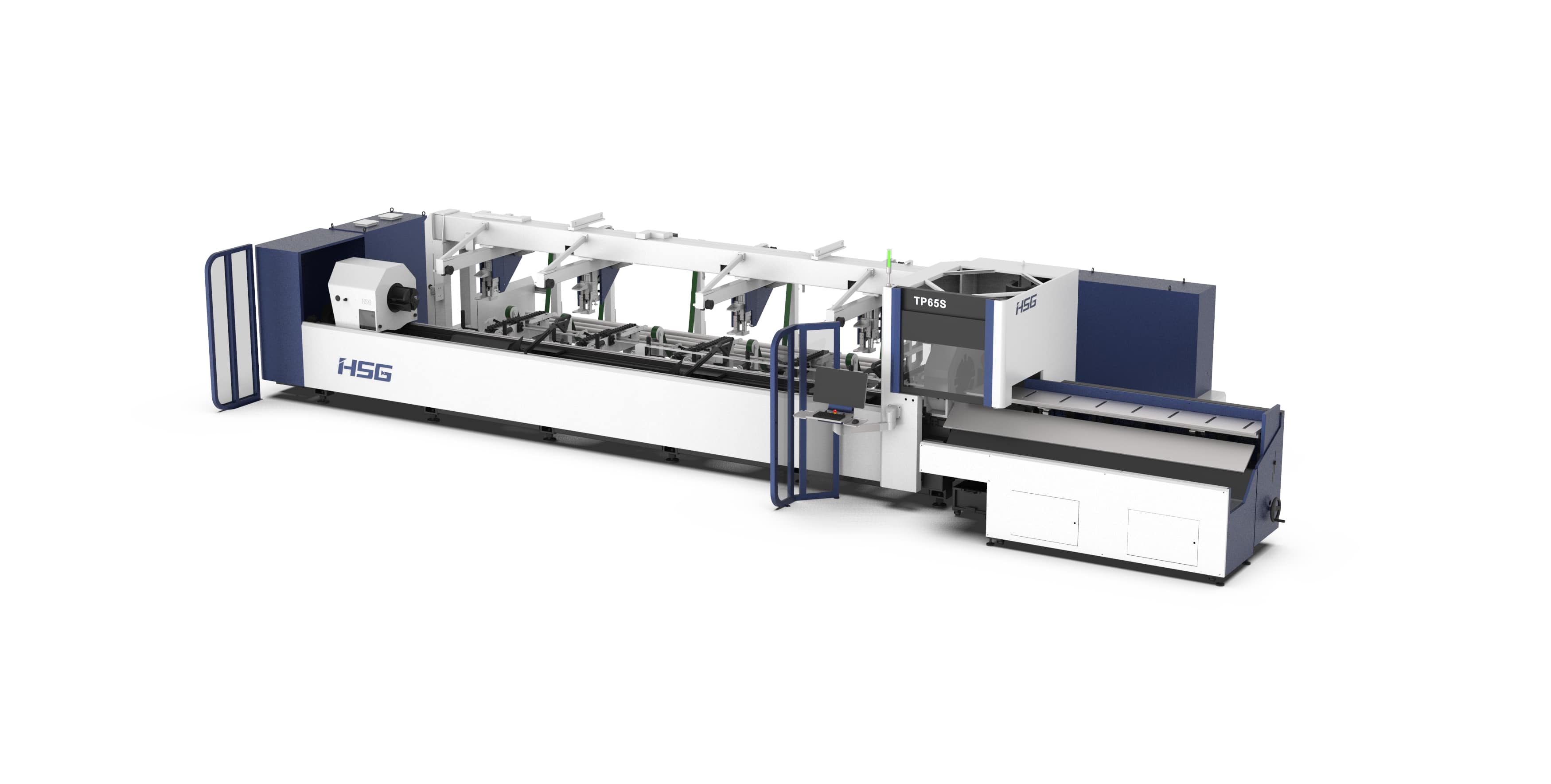 Установка лазерной резки труб HSG Laser TP65SD