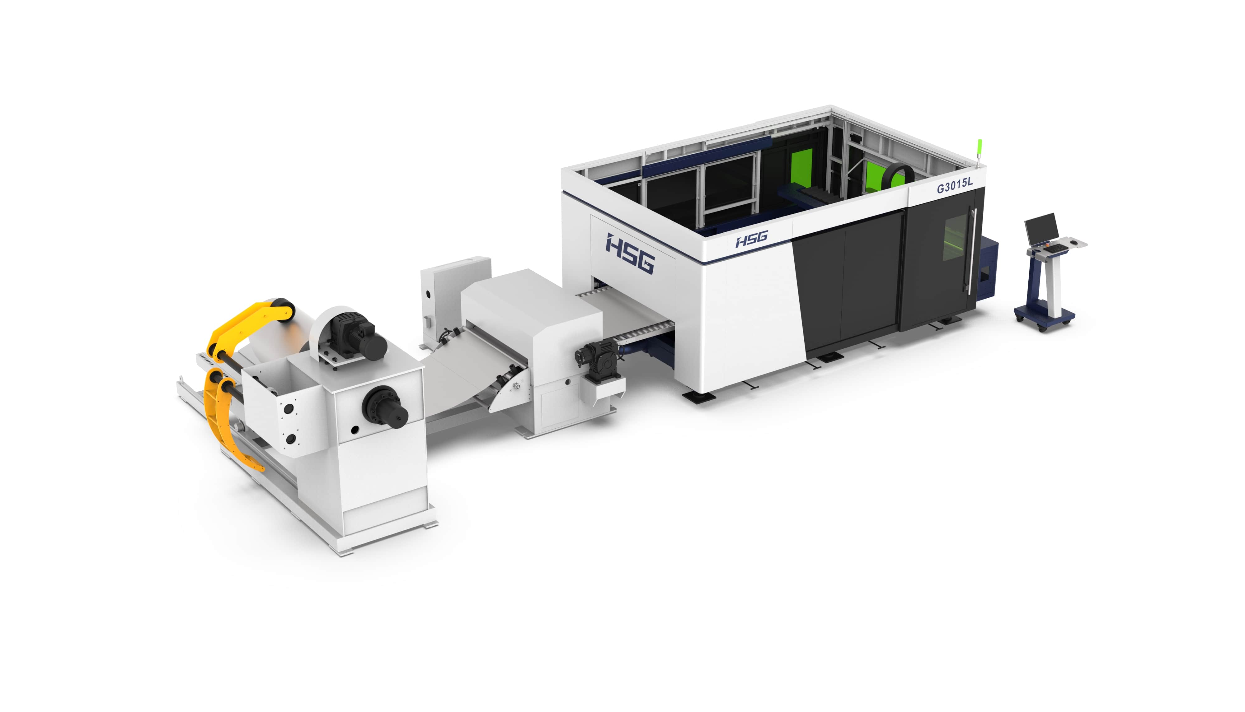 Установка лазерной резки листа серии HSG Laser GL